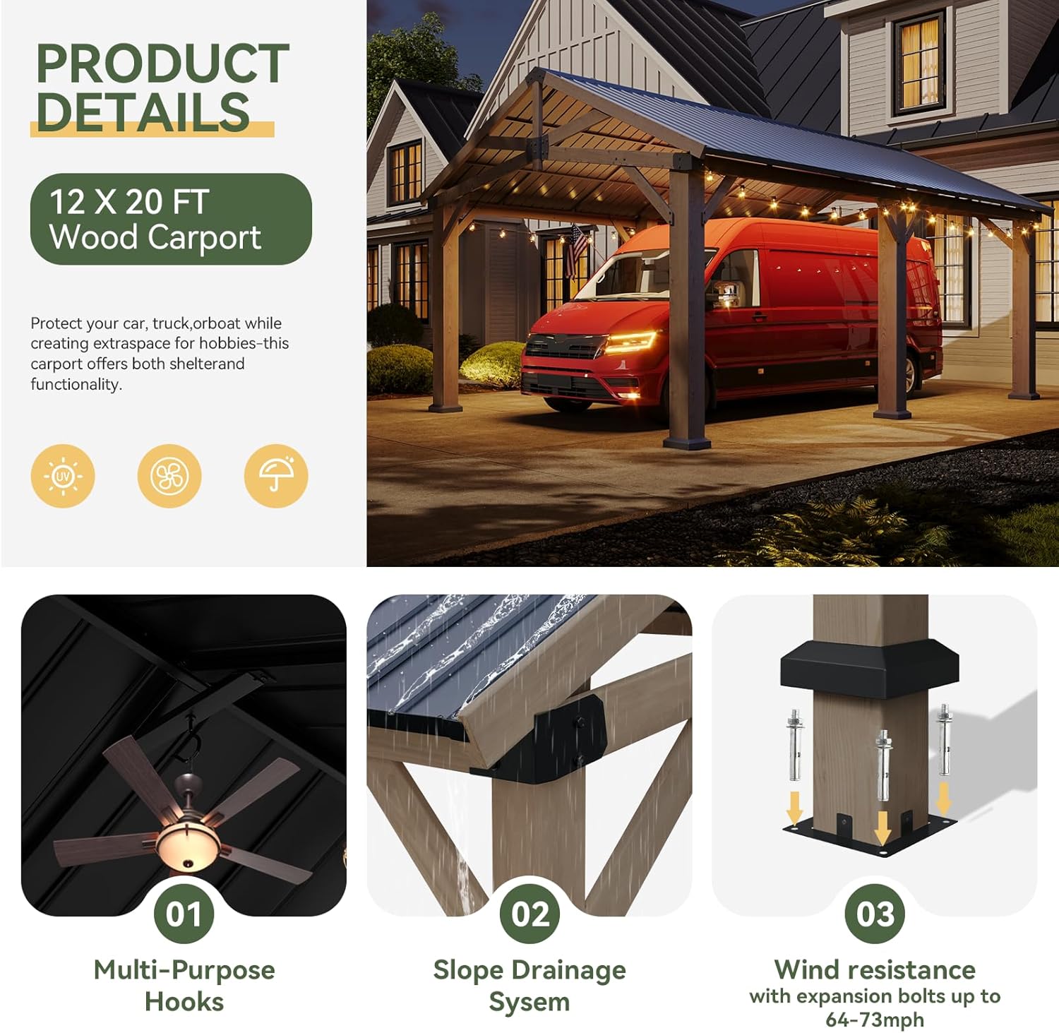 Aoxun 12x20 Carport Review: Honest Pros & Cons for Buyers 3 Aoxun 12x20 carport review,Aoxun carport review and rating,is Aoxun carport worth buying,Aoxun carport review pros cons,Aoxun carport review honest opinion,Aoxun carport review verdict benchmark scores and measured results