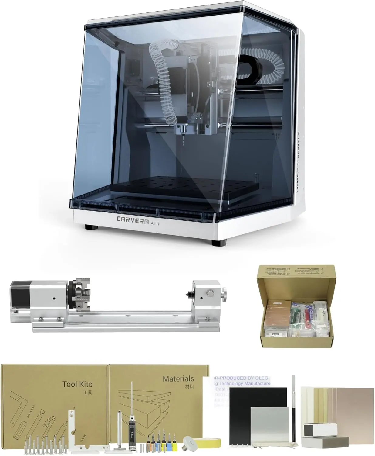 Carvera Air 4th Axis Review: Honest Pros & Cons 2025 1 Carvera Air 4th axis review,Carvera Air CNC review and rating,is Carvera Air worth buying,Carvera Air review pros cons,Carvera Air honest opinion,Makera Carvera Air review verdict unboxing — package contents and first impressions