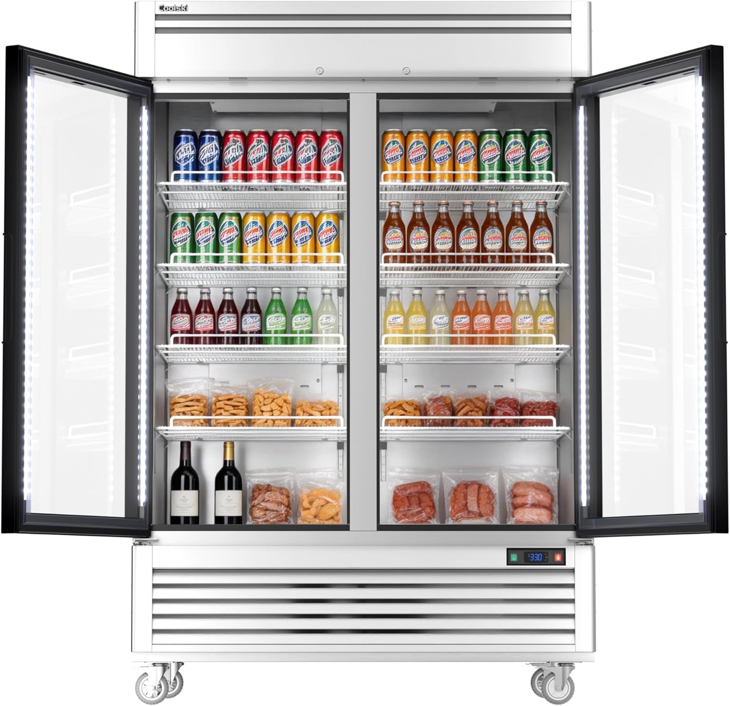 Coolski 54 inch commercial refrigerator review,Coolski commercial refrigerator review and rating,is Coolski refrigerator worth buying,Coolski refrigerator review pros cons,Coolski refrigerator review honest opinion,Coolski 54 inch refrigerator review verdict — full box contents and build quality