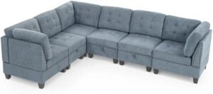 Image 1 of DUYHBAWRS modular sectional sofa review