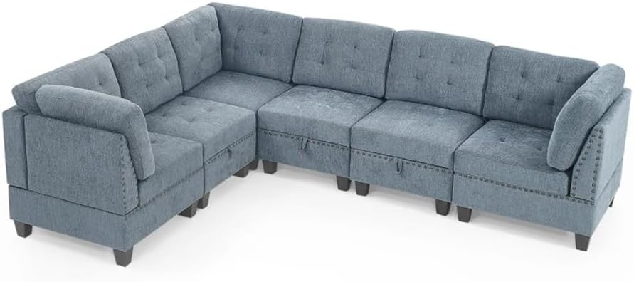 DUYHBAWRS modular sectional sofa review,modular sectional sofa review and rating,is DUYHBAWRS sofa worth buying,DUYHBAWRS sofa review pros cons,navy chenille sectional sofa review honest opinion,DUYHBAWRS modular sofa review verdict unboxing — what is included in the package