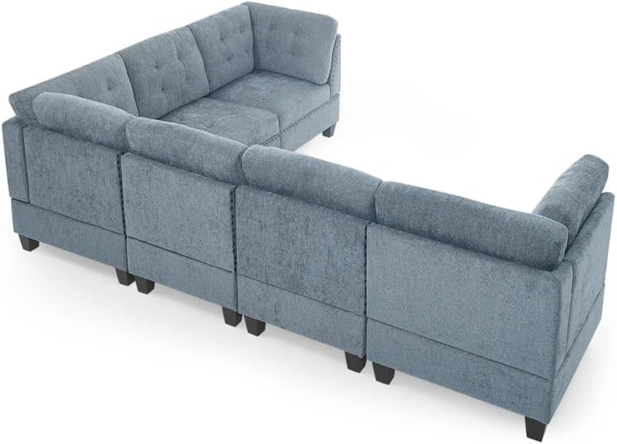 DUYHBAWRS modular sectional sofa review,modular sectional sofa review and rating,is DUYHBAWRS sofa worth buying,DUYHBAWRS sofa review pros cons,navy chenille sectional sofa review honest opinion,DUYHBAWRS modular sofa review verdict features evaluated through real use