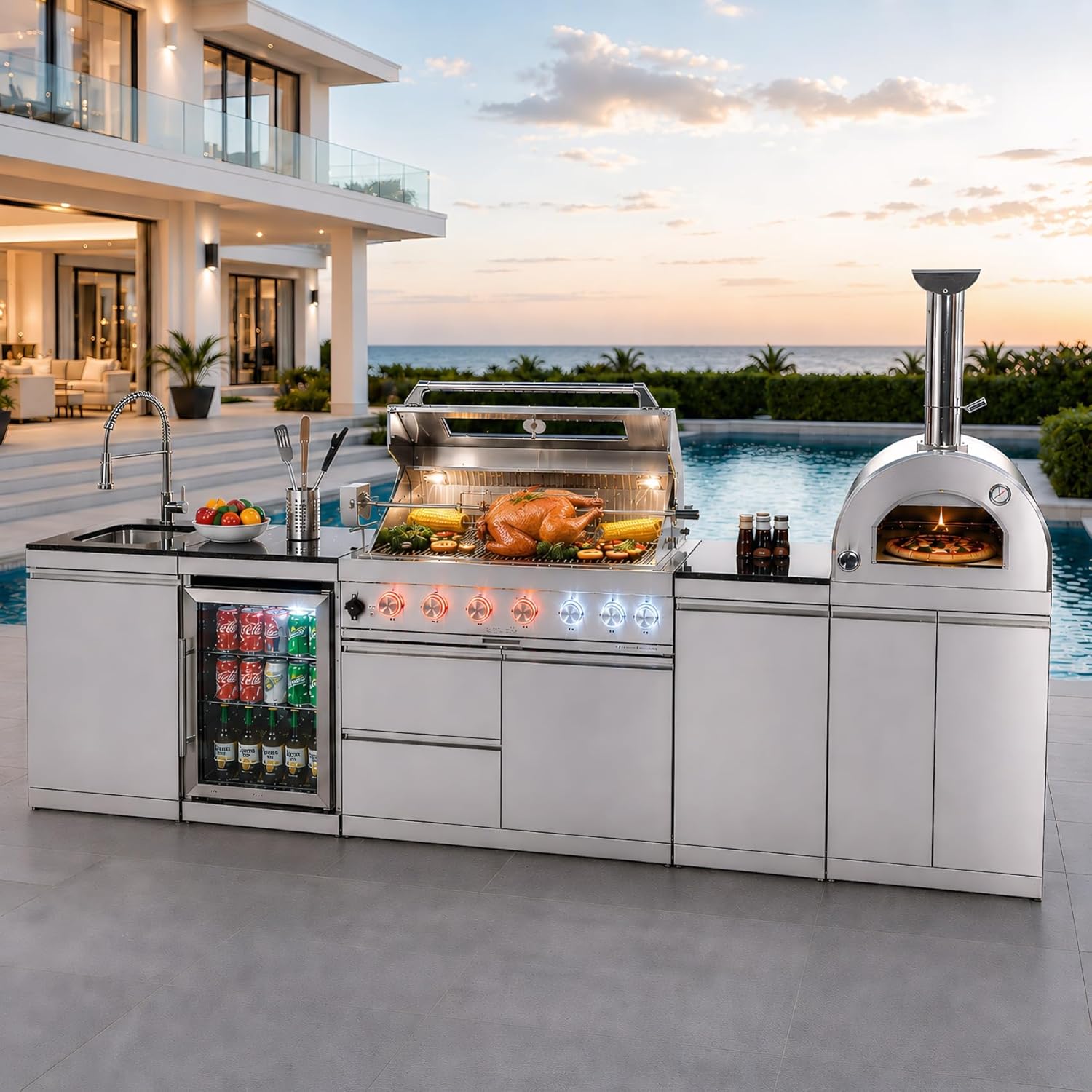 Doredo Outdoor Kitchen Island Review: Worth Buying? 1 Doredo outdoor kitchen island review,Doredo outdoor kitchen island review and rating,is Doredo outdoor kitchen island worth buying,Doredo outdoor kitchen island review pros cons,Doredo outdoor kitchen island review honest opinion,Doredo outdoor kitchen island review verdict — full box contents and build quality