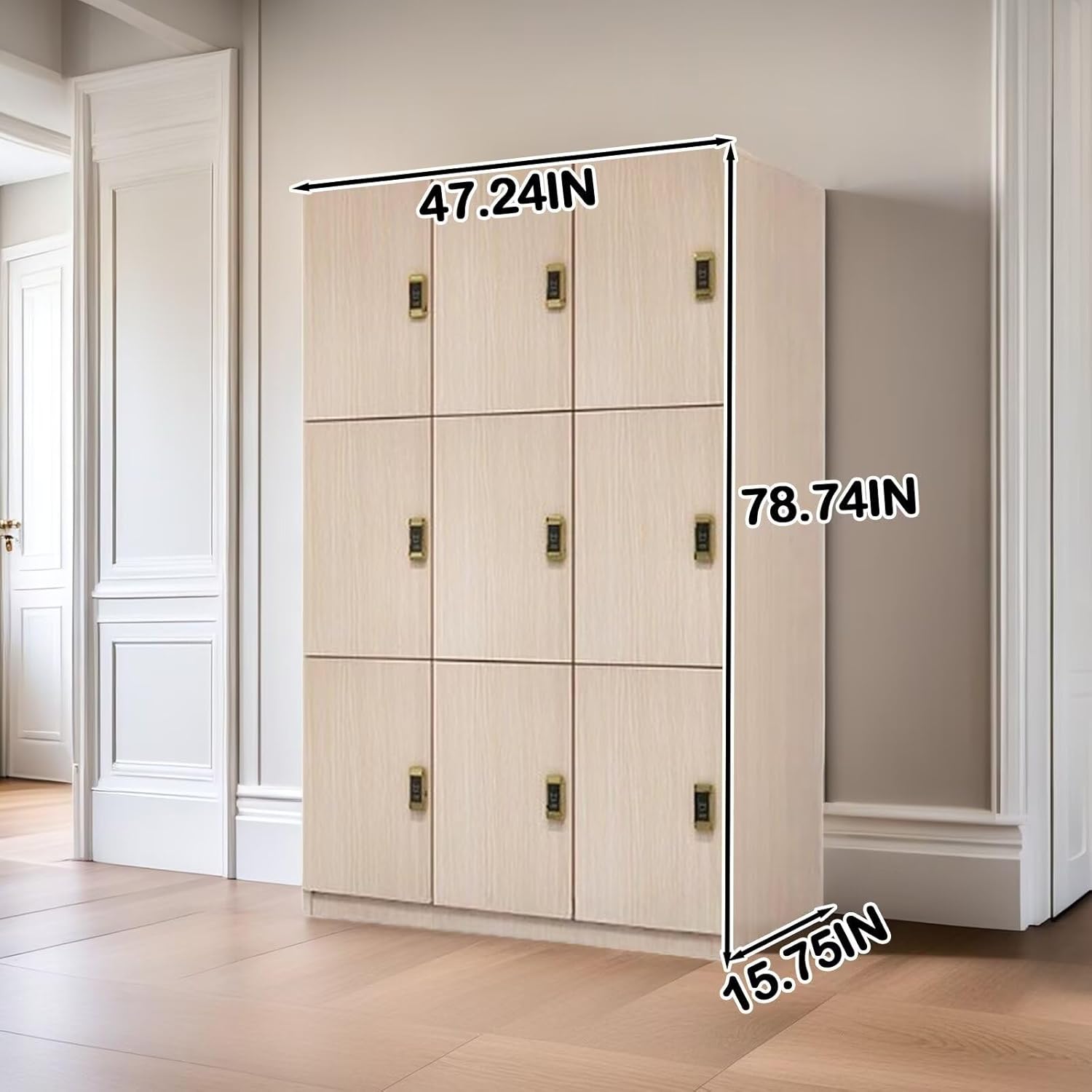 Larnavo 9-door storage locker review performance testing over multiple weeks