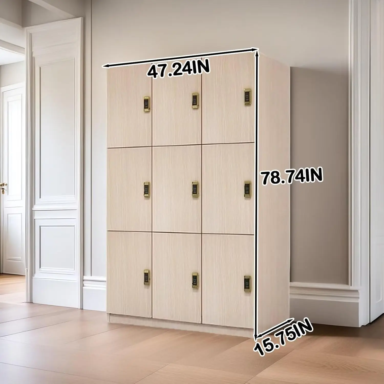 Larnavo 9-door storage locker review performance testing over multiple weeks
