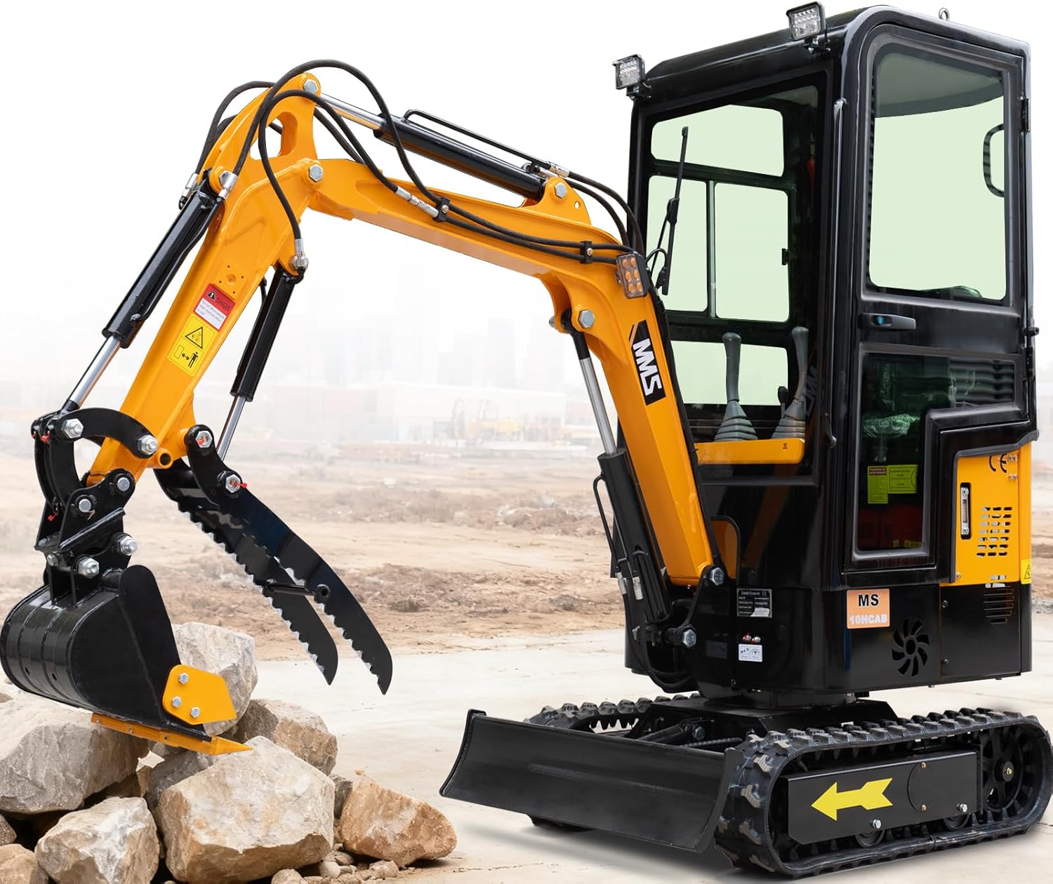 MMS 1 Ton Mini Excavator review,MMS 1 Ton Mini Excavator review and rating,is MMS 1 Ton Mini Excavator worth buying,MMS 1 Ton Mini Excavator review pros cons,MMS 1 Ton Mini Excavator review honest opinion,MMS MS10HCAB mini excavator review verdict — full box contents and build quality