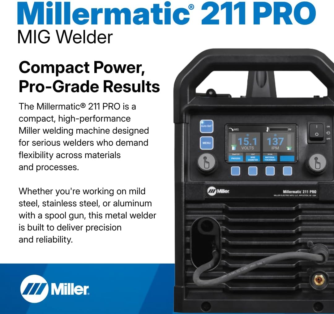 Millermatic 211 PRO review,Millermatic 211 PRO review and rating,is Millermatic 211 PRO worth buying,Millermatic 211 PRO review pros cons,Millermatic 211 PRO review honest opinion,Miller Millermatic 211 PRO review verdict key features and specifications overview