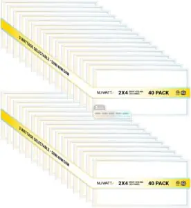 Image 1 of NUWATT 2x4 LED flat panel review
