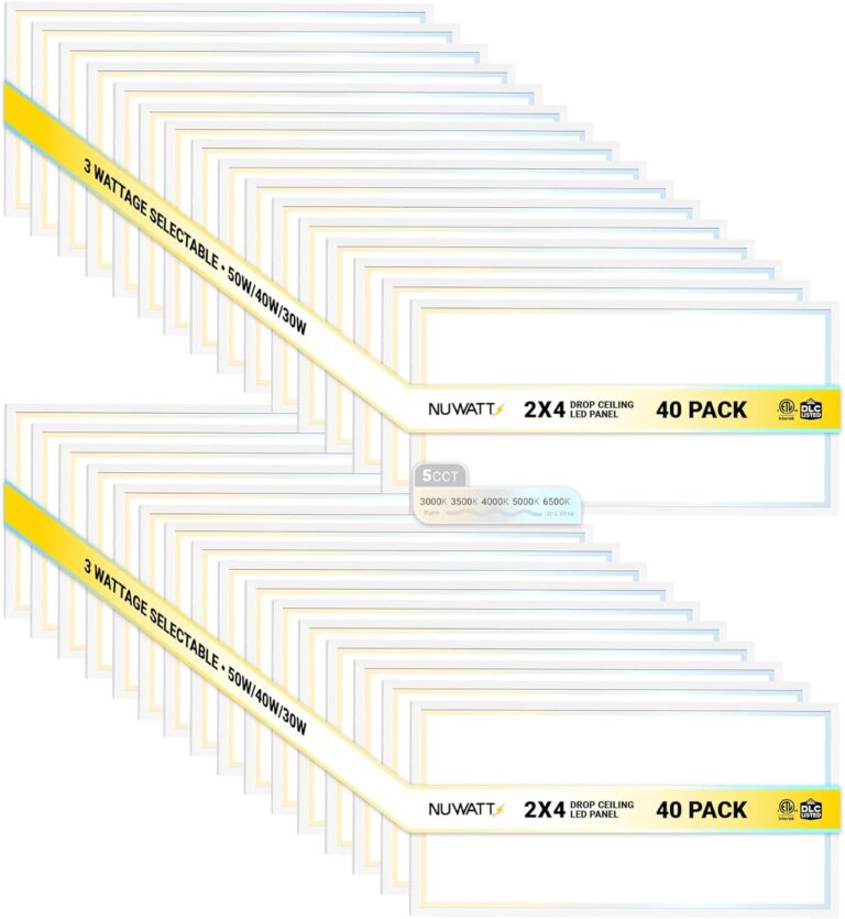 Image 1 of NUWATT 2x4 LED flat panel review