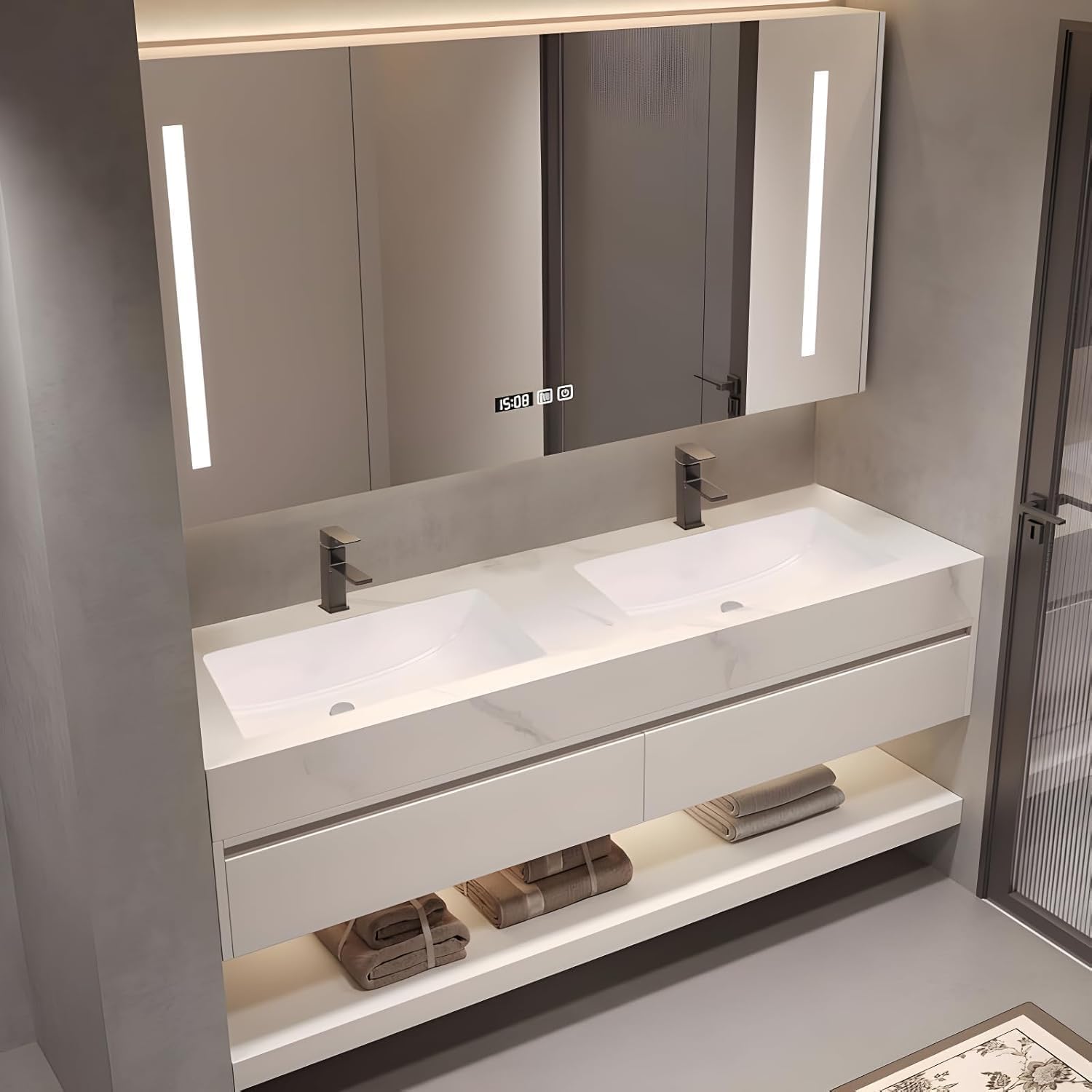 PONLTTEY double sink vanity review,PONLTTEY double sink vanity review and rating,is PONLTTEY double sink vanity worth buying,PONLTTEY double sink vanity review pros cons,PONLTTEY double sink vanity review honest opinion,PONLTTEY double sink vanity review verdict — full package contents