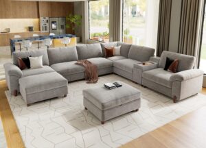 Image 1 of SITJOY oversized sectional review