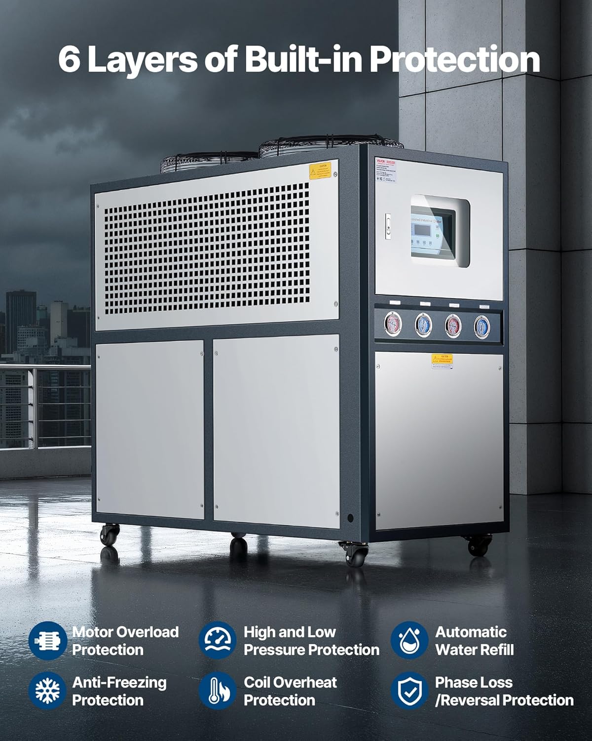 VEVOR air cooled water chiller review,VEVOR air cooled water chiller review and rating,is VEVOR air cooled water chiller worth buying,VEVOR air chiller review pros cons,VEVOR industrial water chiller review verdict,VEVOR 12.3 HP chiller honest review unboxing and complete package contents