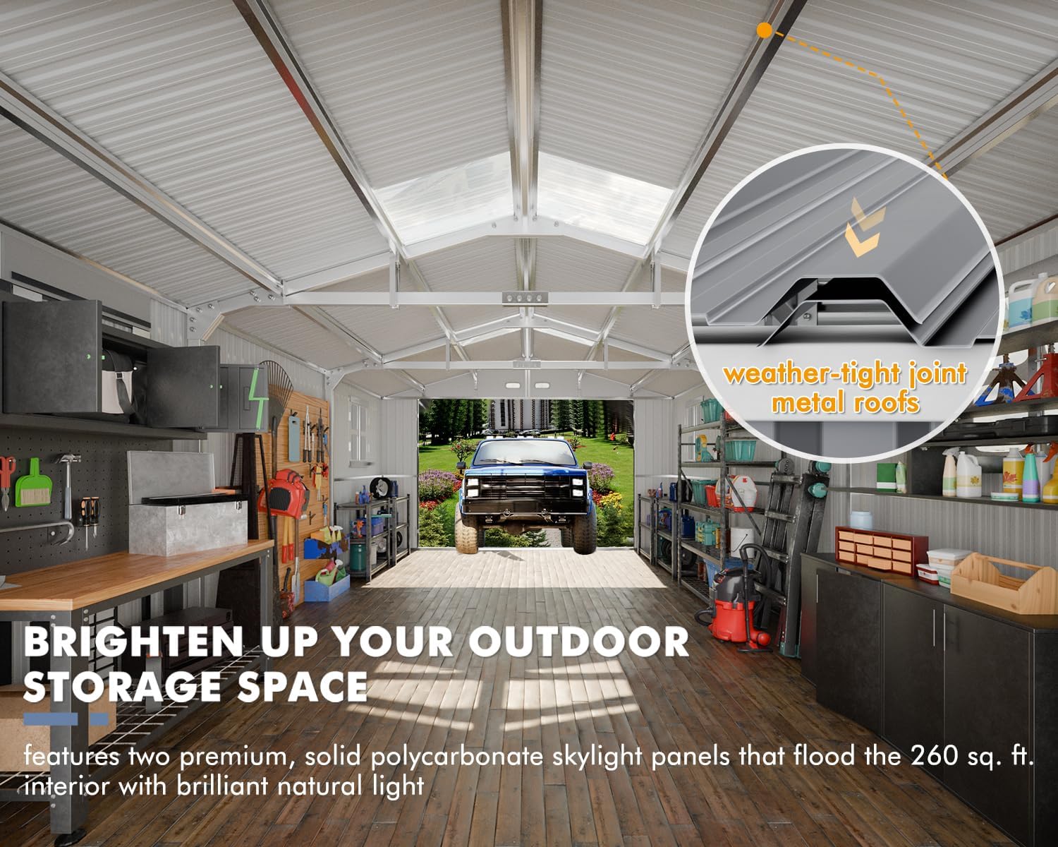 WACASA Metal Garage Shed Review: Pros & Cons Worth It? 3 Setting up the WACASA metal garage shed review,WACASA metal garage shed review and rating,is WACASA metal garage shed worth buying,WACASA metal garage shed review pros cons,WACASA metal garage shed review honest opinion,WACASA metal garage shed review verdict for the first time
