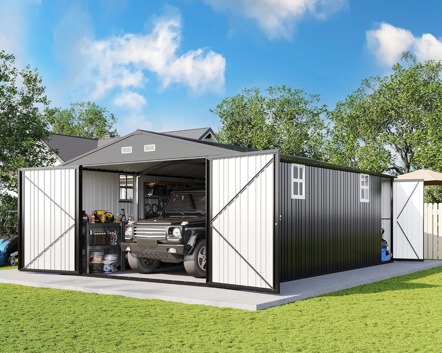 amertlife metal garage shed review,amertlife metal garage shed review and rating,is amertlife metal garage shed worth buying,amertlife metal garage shed review pros cons,amertlife metal garage shed review honest opinion,amertlife metal garage shed review verdict — full unboxing showing every item included