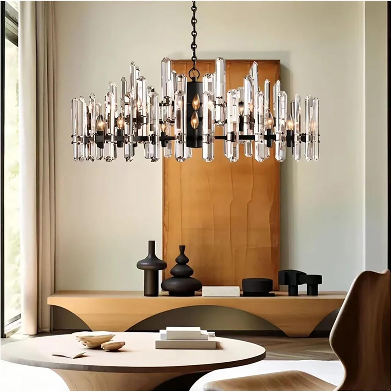 circular gold crystal chandelier review,gold crystal chandelier review and rating,is gold crystal chandelier worth buying,circular crystal chandelier review pros cons,gold black chandelier review honest opinion,modern crystal chandelier review verdict after weeks of real-world daily use