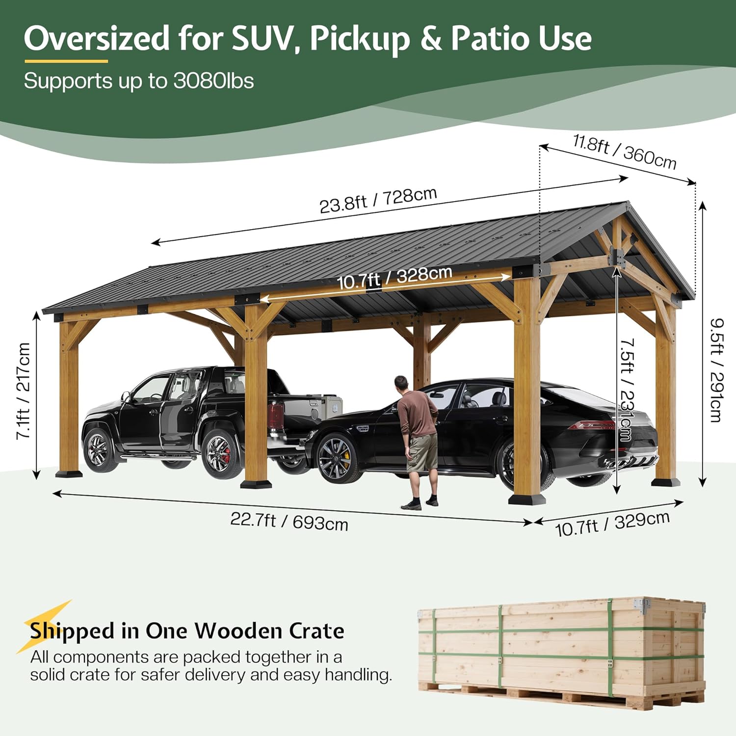 jocisland 12x24 carport review setup and first use experience