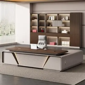 Image 1 of modern l-shaped executive desk review
