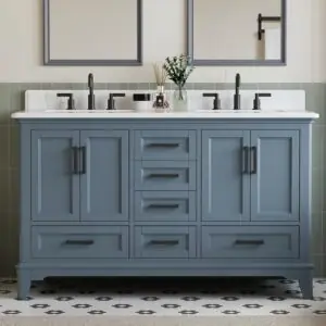 Image 1 of DELUXE LIVING 60 inch double sink vanity review