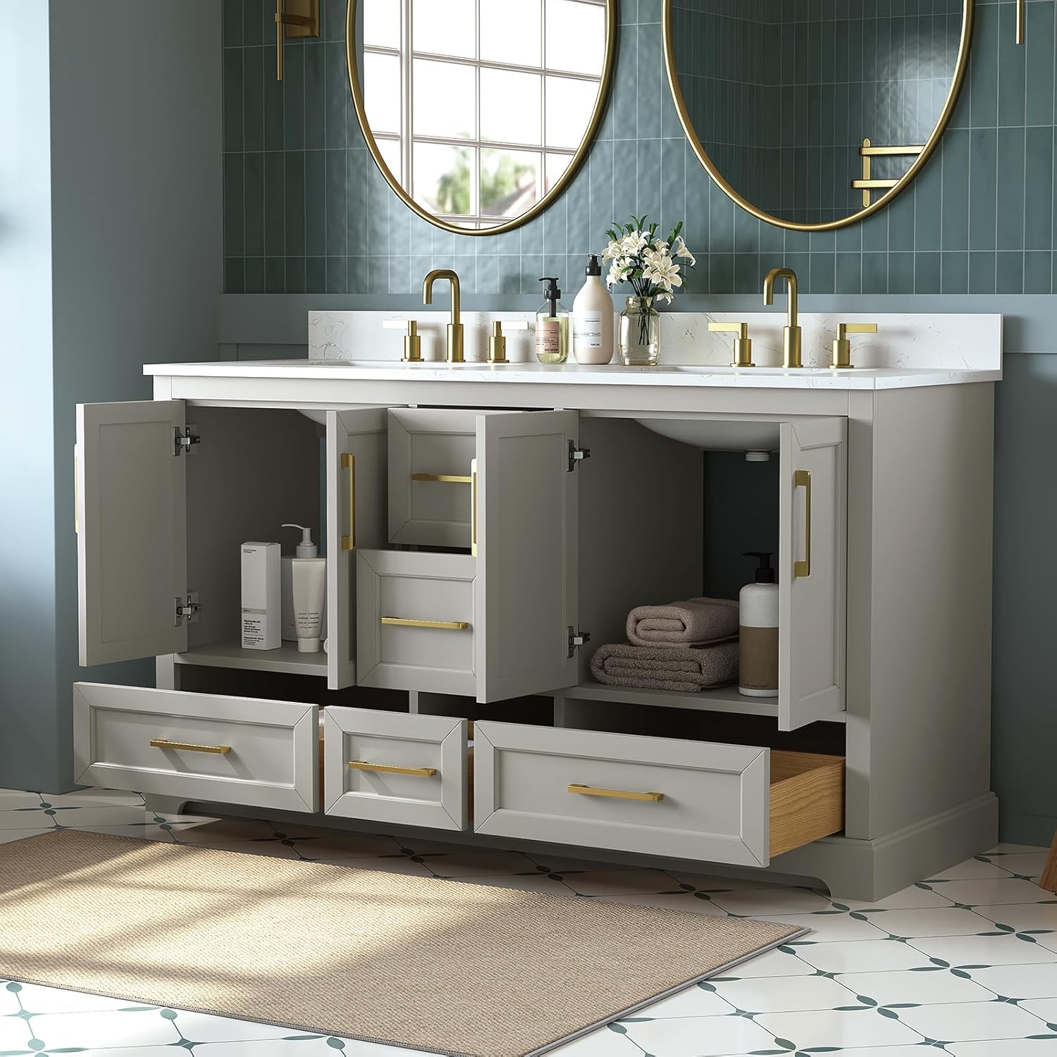 DELUXE LIVING 60 Inch Double Sink Vanity Review: Honest Pros & Cons 4 DELUXE LIVING 60 inch double sink vanity review,60 inch double sink vanity review and rating,is DELUXE LIVING vanity worth buying,DELUXE LIVING 60 inch vanity review pros cons,DELUXE LIVING bathroom vanity review honest opinion,DELUXE LIVING 60 inch vanity review verdict compared against top alternatives