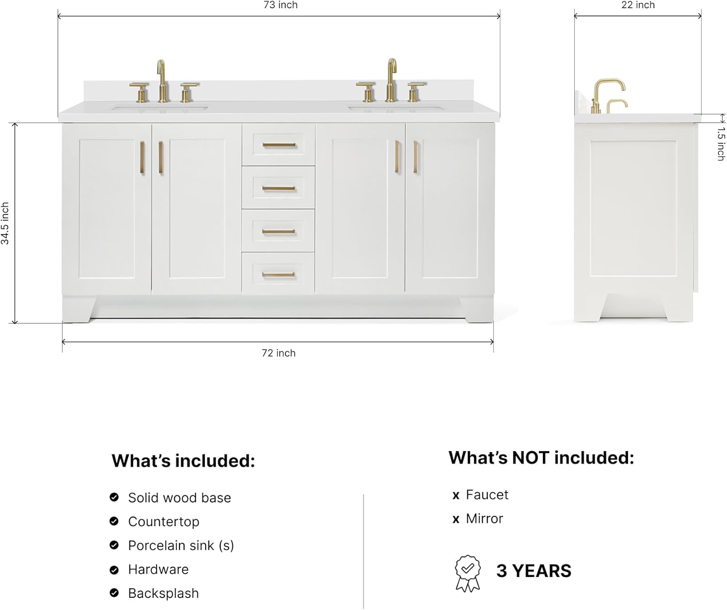DKB Emilia 72 inch bathroom vanity review,DKB Emilia 72 inch vanity review and rating,is DKB Emilia 72 inch vanity worth buying,DKB Emilia 72 inch vanity review pros cons,DKB Emilia 72 inch vanity review honest opinion,DKB Emilia 72 inch vanity review verdict unboxing and complete package contents