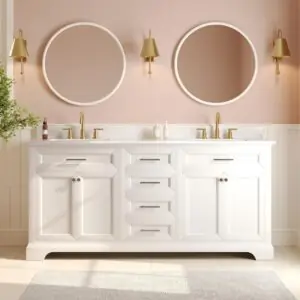 Image 1 of DeerValley 72 inch bathroom vanity review