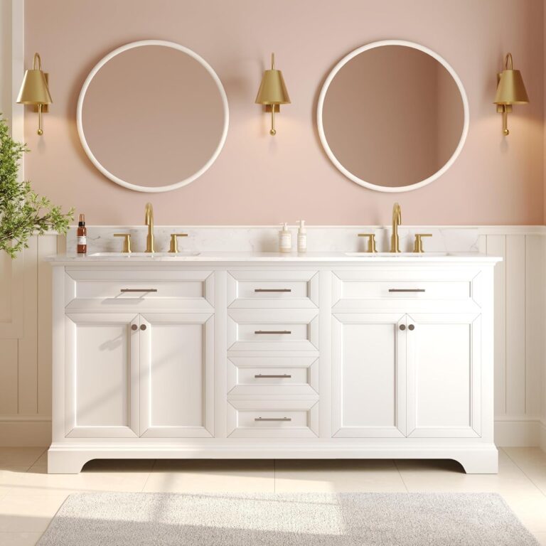 DeerValley 72 Inch Bathroom Vanity Review: Pros & Cons 6 Image 1 of DeerValley 72 inch bathroom vanity review