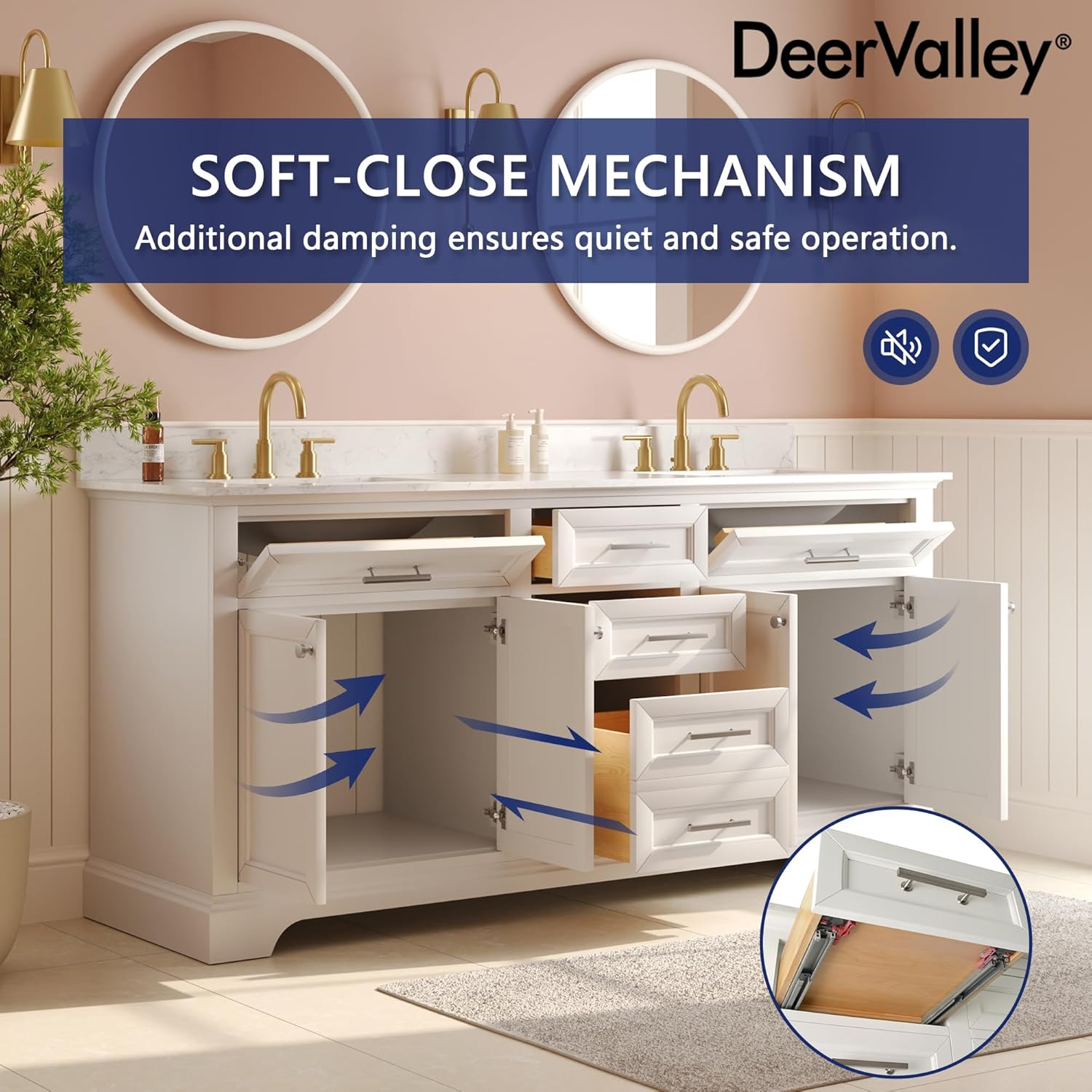 DeerValley 72 Inch Bathroom Vanity Review: Pros & Cons 4 DeerValley 72 inch bathroom vanity review,DeerValley double sink vanity review,DeerValley 72 vanity review and rating,pre-assembled bathroom vanity review,DeerValley bathroom cabinet review pros cons,DeerValley vanity review honest opinion compared to top alternatives