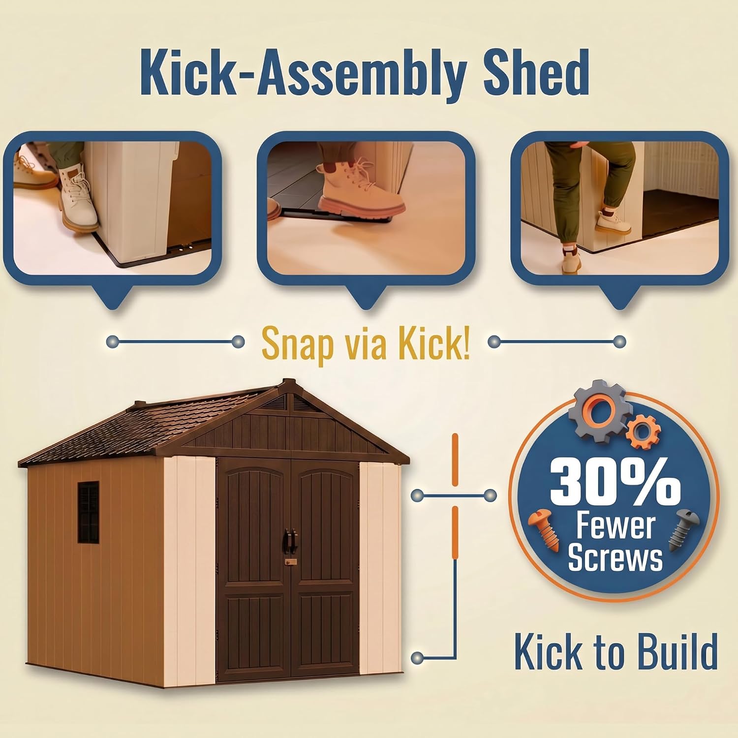 Devoko 8x8 Plastic Storage Shed Review: Honest Pros & Cons 3 Step-by-step setup guide for Devoko 8x8 plastic storage shed review,Devoko 8x8 shed review and rating,is Devoko 8x8 shed worth buying,Devoko plastic shed review pros cons,Devoko 8x8 storage shed honest opinion,Devoko outdoor shed review verdict