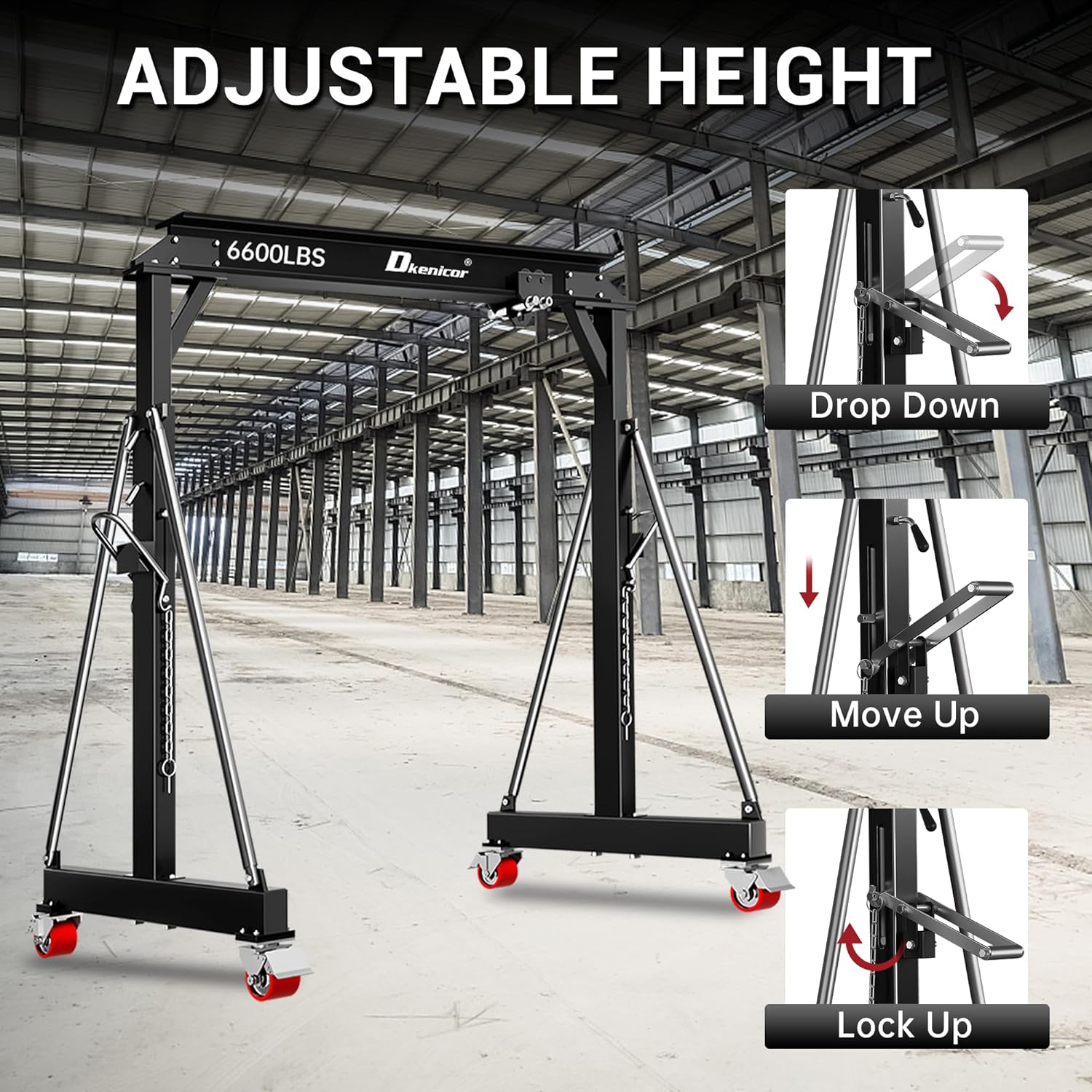 Dkenicor 3 ton gantry crane review features evaluated through real use