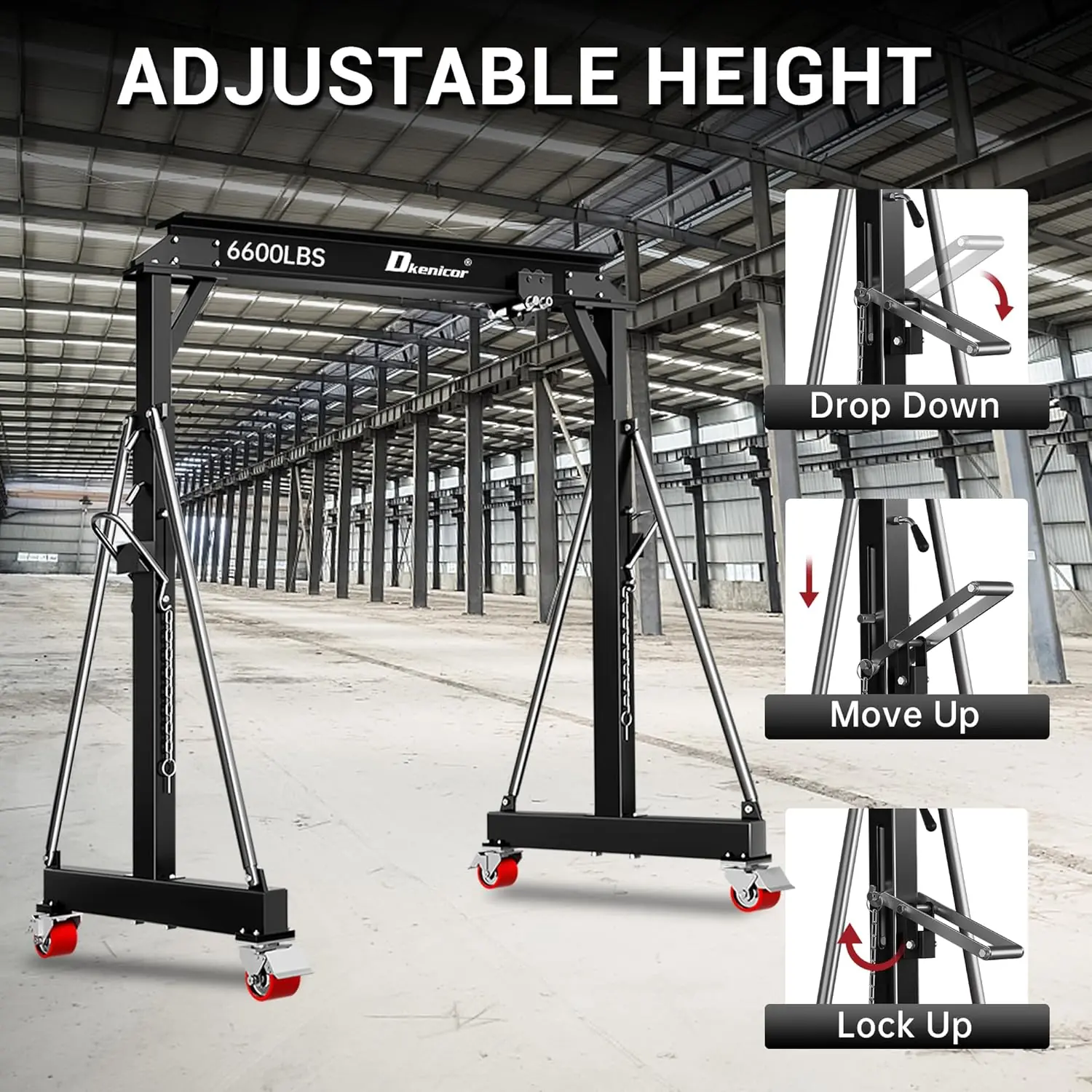 Dkenicor 3 ton gantry crane review features evaluated through real use