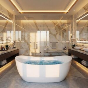Image 1 of EliteEdge 71 inch jetted bathtub review