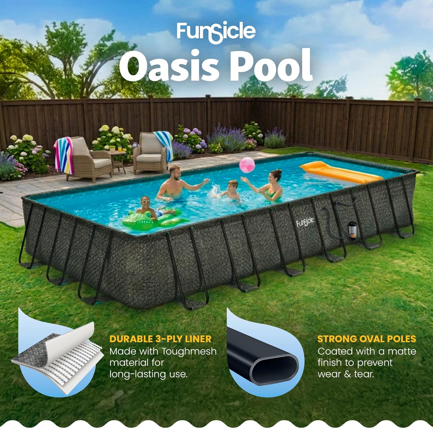 Funsicle Oasis Lap Pool Review: Pros & Cons Worth Buying? 4 Setup and practical use guide for Funsicle Oasis Lap Pool review, Funsicle Oasis Lap Pool review and rating, is Funsicle Oasis pool worth buying, Funsicle Oasis Lap Pool pros cons, Funsicle Oasis Lap Pool honest opinion, Funsicle Oasis Lap Pool review verdict