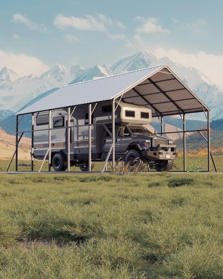 Image 1 of Garvee 20x25 ft metal carport review