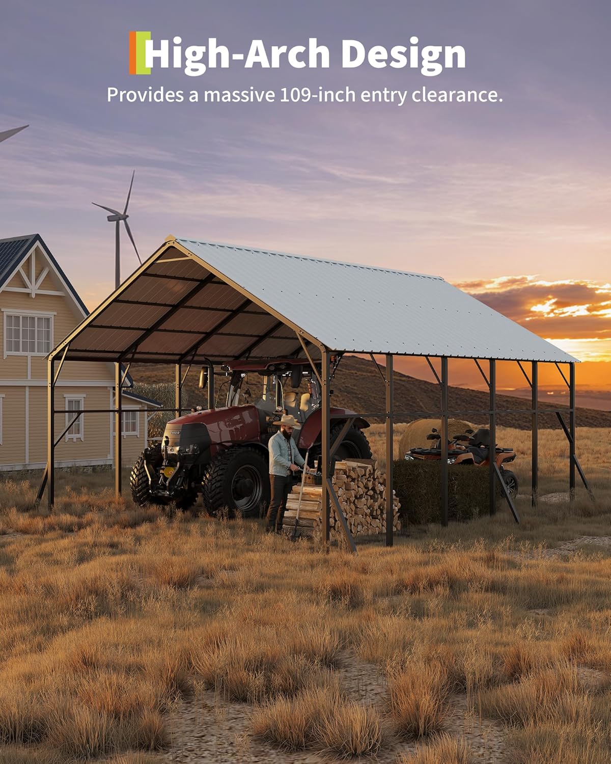 Garvee 20x25 ft metal carport review - week-by-week testing diary