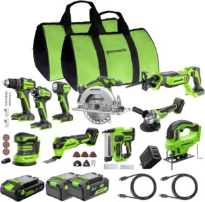 Image 1 of Greenworks 24V 10PC tool set review