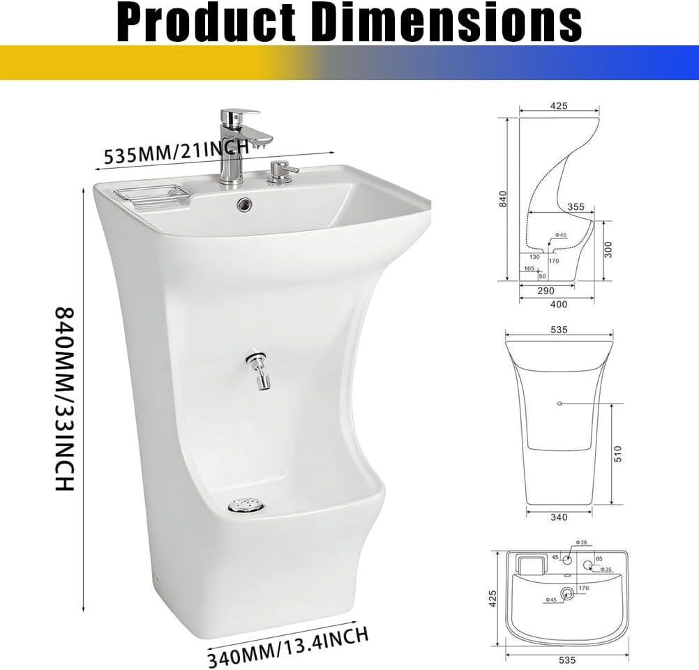 Muslim Ceramic Wash Basin for Wudu review,Wudu ablution basin review and rating,is Muslim ceramic wash basin worth buying,Wudu wash station review pros cons,Jiayiyoux ceramic wash basin honest review,pedestal wash station for Wudu review verdict — features that matter in real use