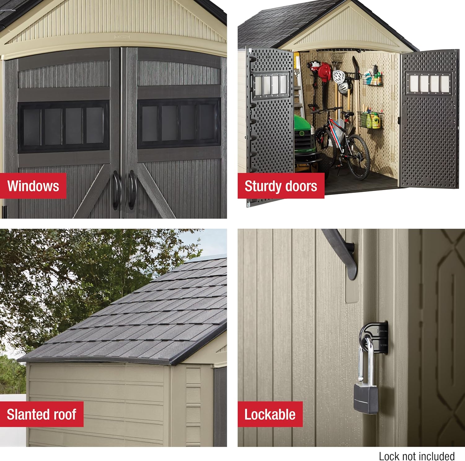 Rubbermaid Resin Outdoor Storage Shed Review: Honest Pros & Cons 4 Rubbermaid Resin Outdoor Storage Shed review,Rubbermaid resin shed review and rating,Rubbermaid 7x10.5 shed review pros cons,Rubbermaid outdoor storage shed review honest opinion,is Rubbermaid resin shed worth buying,Rubbermaid shed review verdict real-world details not found in the official specs