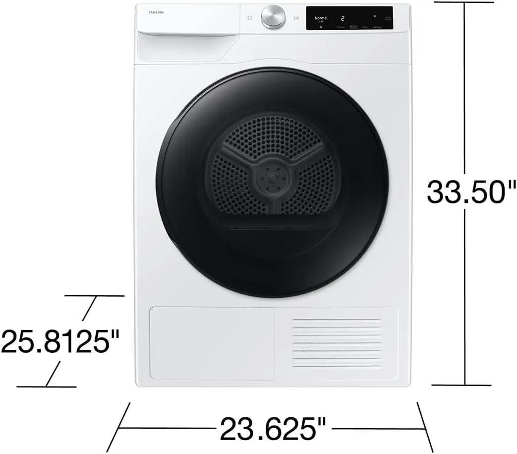 Samsung DV25FG62B0BEA2 review,Samsung heat pump dryer review and rating,is Samsung DV25FG62B0BEA2 worth buying,Samsung 4.0 cu ft dryer review pros cons,Samsung DV25FG62B0BEA2 review honest opinion,Samsung ventless dryer review verdict — design and build quality detail
