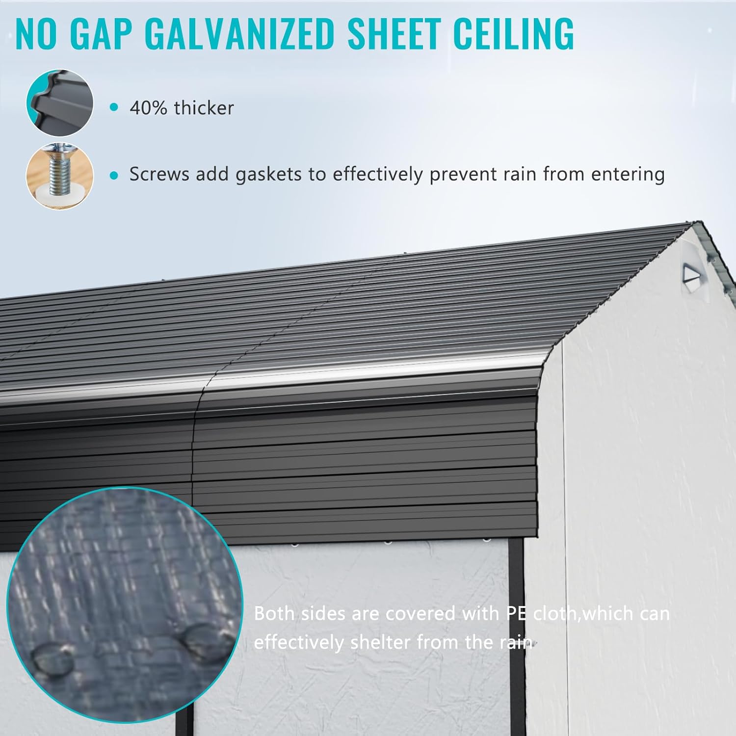 Sannwsg 20x20 Metal Carport Review: Pros & Cons 3 Sannwsg 20x20 metal carport review after extended use long-term performance