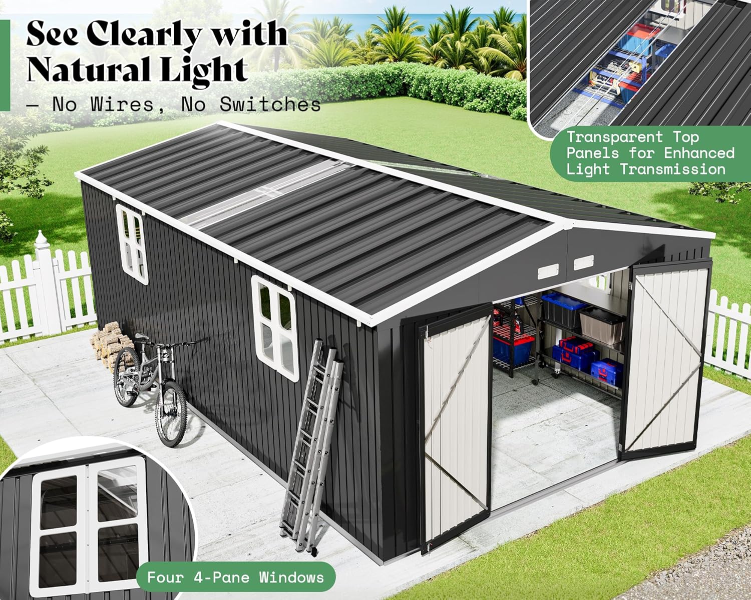 VanAcc 12x20x7.2 FT Outdoor Storage Shed Review: Honest Pros & Cons 4 VanAcc 12x20x7.2 FT Outdoor Storage Shed review,VanAcc metal garden shed review and rating,VanAcc outdoor shed review pros cons,VanAcc 12x20 shed review honest opinion,VanAcc storage shed review worth buying,VanAcc 12x20x7.2 shed review verdict performance testing and real-world results