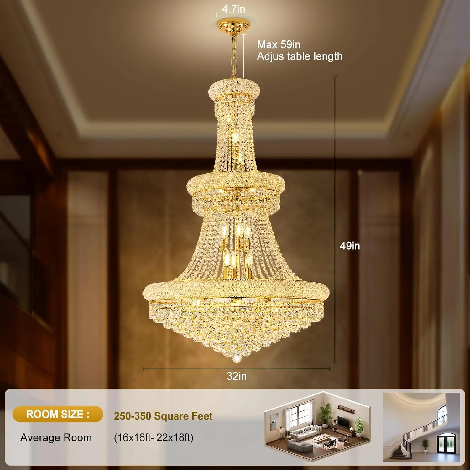 With Light Forward chandelier review,27 lights chandelier review and rating,is With Light Forward chandelier worth buying,gold crystal chandelier review pros cons,large foyer chandelier review honest opinion,With Light Forward chandelier review verdict — features that matter in real use
