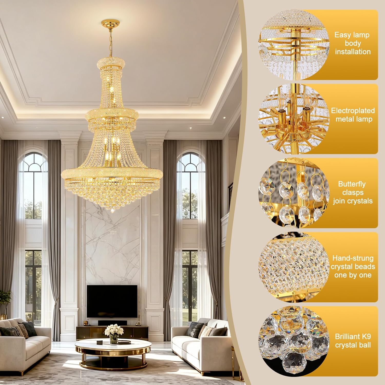 With Light Forward Chandelier Review: Pros & Cons Worth Buying? 3 With Light Forward chandelier review,27 lights chandelier review and rating,is With Light Forward chandelier worth buying,gold crystal chandelier review pros cons,large foyer chandelier review honest opinion,With Light Forward chandelier review verdict — week-by-week testing diary