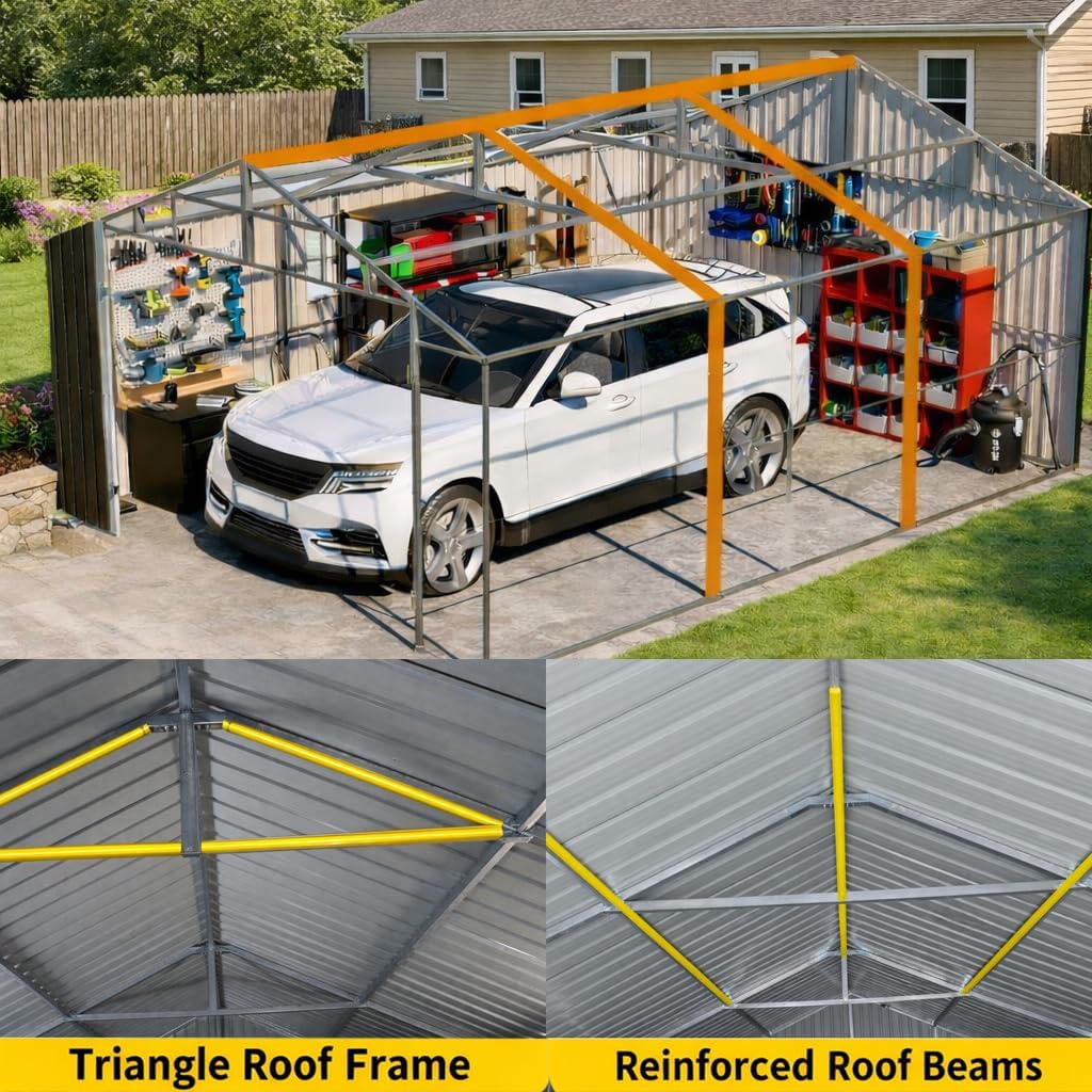 ZMAD metal garage shed review,ZMAD 12x20 shed honest review,heavy duty metal garage review pros cons,ZMAD outdoor storage shed worth buying,ZMAD garage shed review and rating,ZMAD steel carport review verdict after weeks of real-world daily use