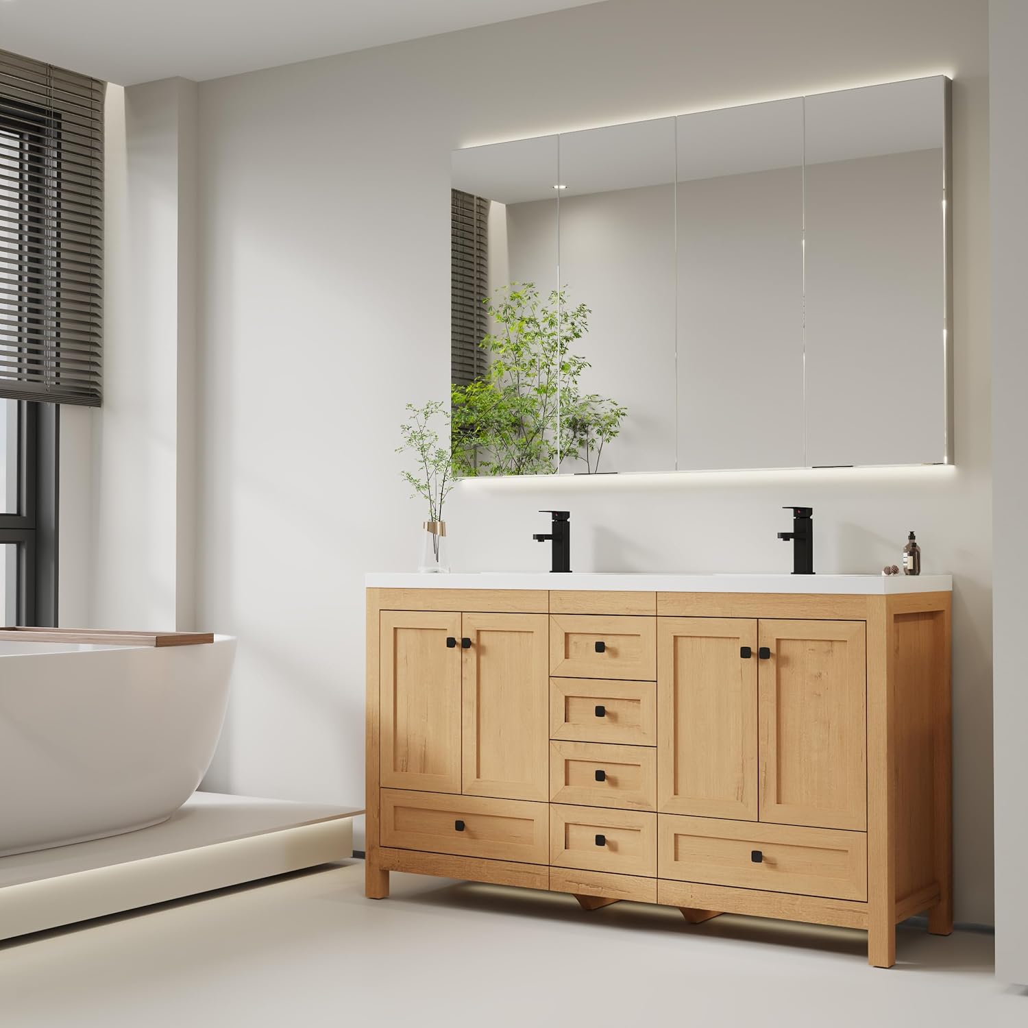 eclife 60 Bathroom Vanity Review: Honest Pros & Cons 1 eclife 60 bathroom vanity review,eclife vanity review and rating,is eclife 60 vanity worth buying,eclife 60 vanity review pros cons,eclife bathroom vanity review honest opinion,eclife vanity review verdict — full package contents
