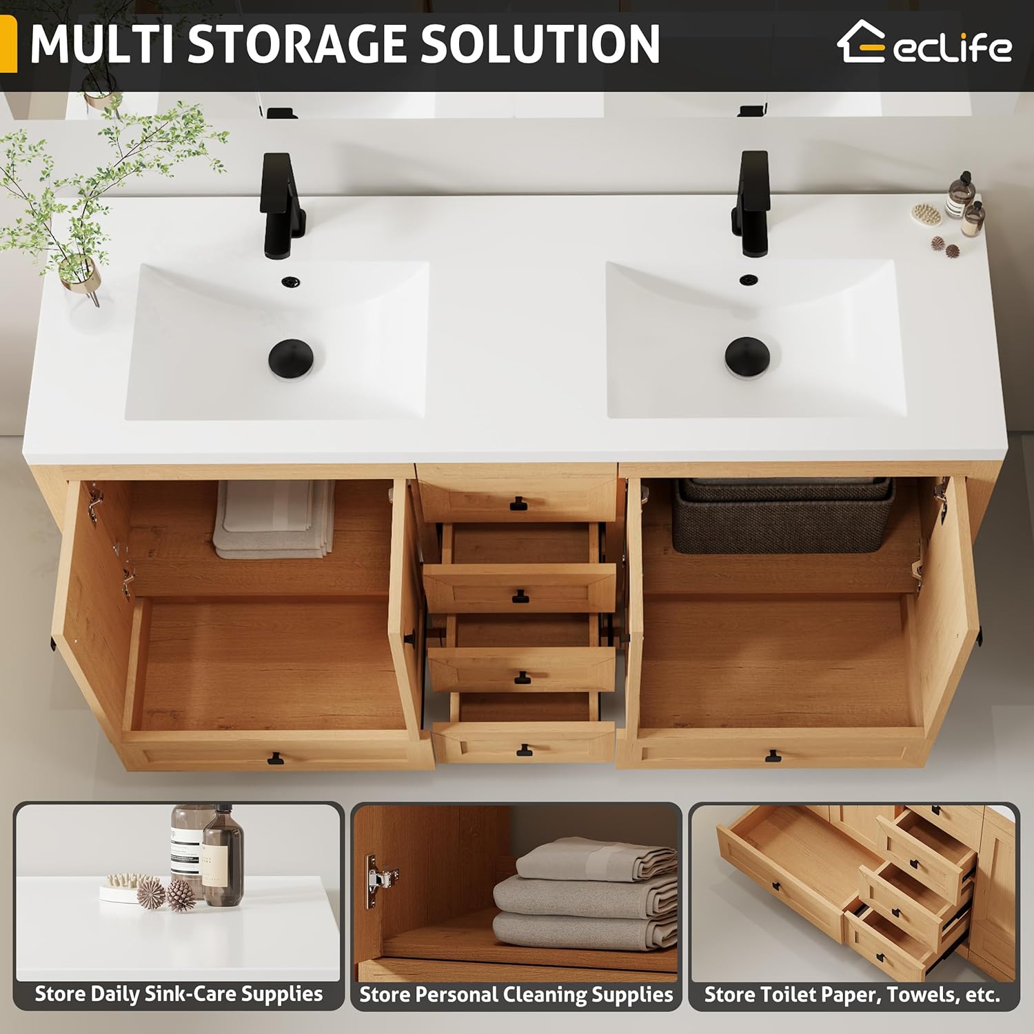 eclife 60 Bathroom Vanity Review: Honest Pros & Cons 4 eclife 60 bathroom vanity review,eclife vanity review and rating,is eclife 60 vanity worth buying,eclife 60 vanity review pros cons,eclife bathroom vanity review honest opinion,eclife vanity review verdict — performance test results