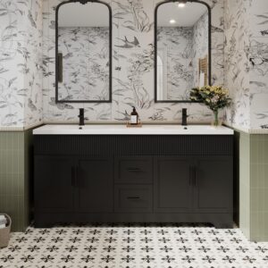 Image 1 of eclife 72 inch bathroom vanity review