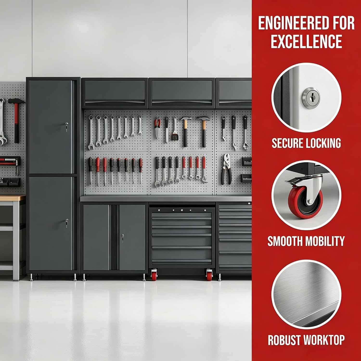 wipiaaao Garage Storage Cabinet Review: Pros & Cons 2 wipiaaao garage storage cabinet review unboxing complete package contents