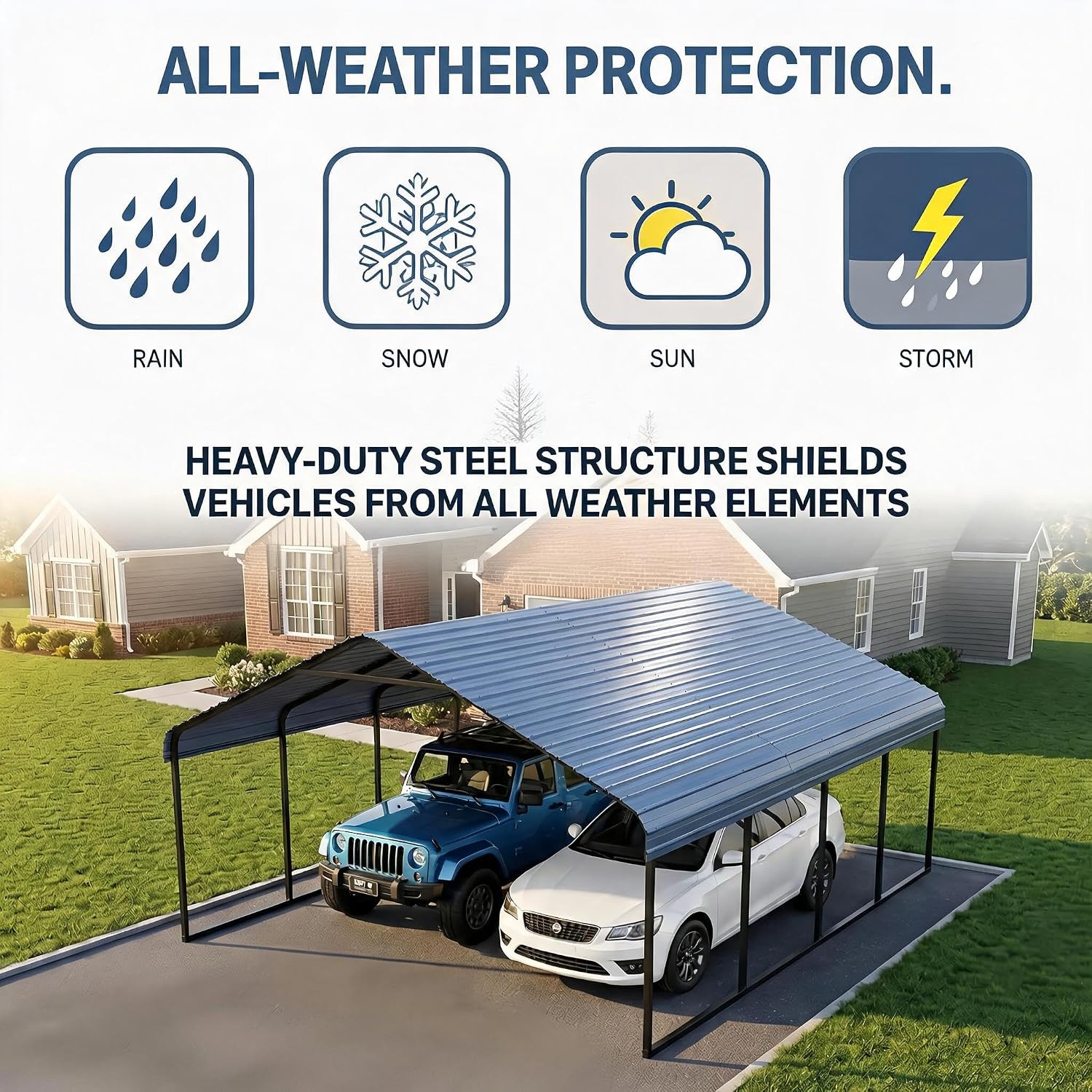Yotila Metal Carport Review: Honest Pros & Cons 4 yotila metal carport review,yotila carport review pros cons,20x20 carport review and rating,heavy duty carport review honest opinion,yotila carport review verdict,galvanized steel carport review worth buying — performance test results