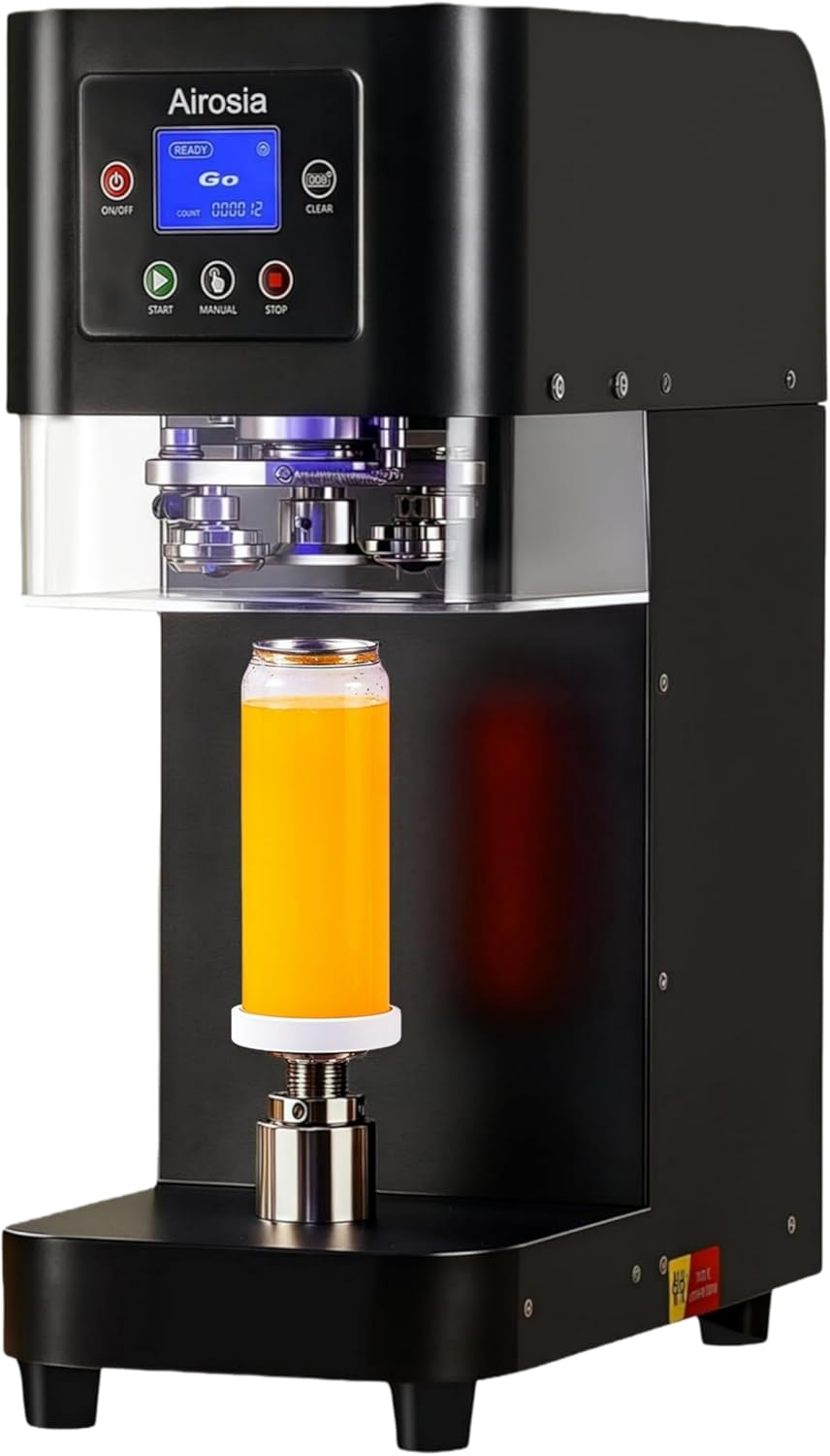 Airosia can sealer review - detailed features and technical specifications of the commercial can sealer