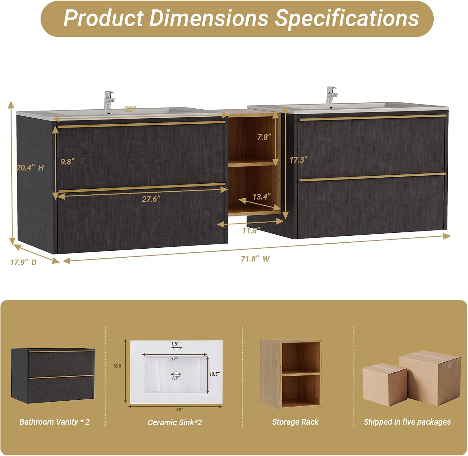 Chyanmoo 72 inch double sink vanity review,72 inch floating vanity review and rating,is Chyanmoo double sink vanity worth buying,Chyanmoo vanity review pros cons,double sink vanity review honest opinion,Chyanmoo 72 inch vanity review verdict unboxing and complete package contents